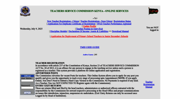 Teachersonline tsc go ke TSC ONLINE SYSTEM Teachers ONLINE TSC Go