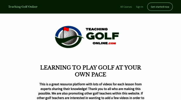 teachinggolfonline.com