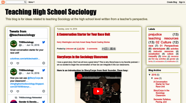 teachinghighschoolsociology.blogspot.com
