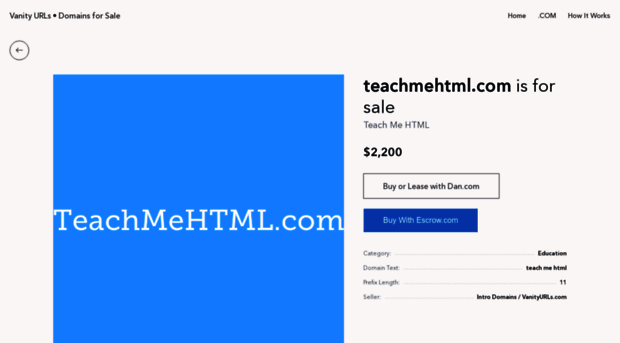 teachmehtml.com