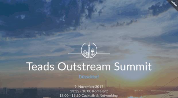 teadsoutstreamsummit.splashthat.com