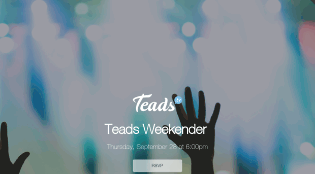 teadsweekender.splashthat.com