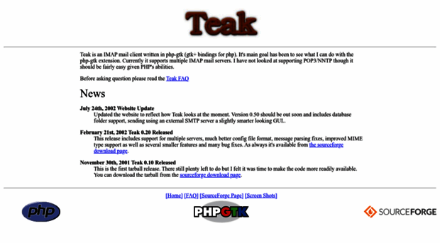 teak.sourceforge.net