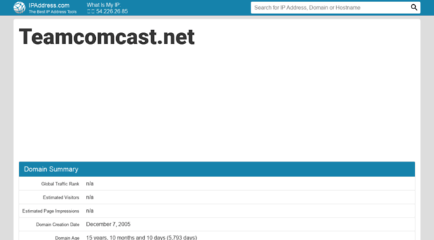 teamcomcast.net.ipaddress.com