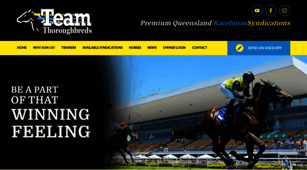 teamthoroughbreds.com.au