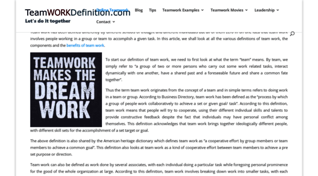 teamworkdefinition.com