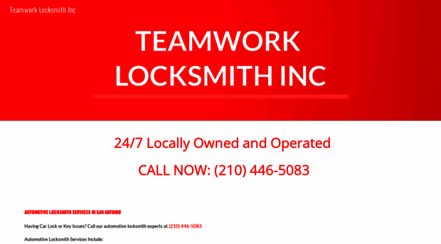 teamworklocksmith-sanantonio.com