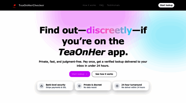 teaonherchecker.com
