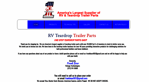 teardroptrailerparts.com