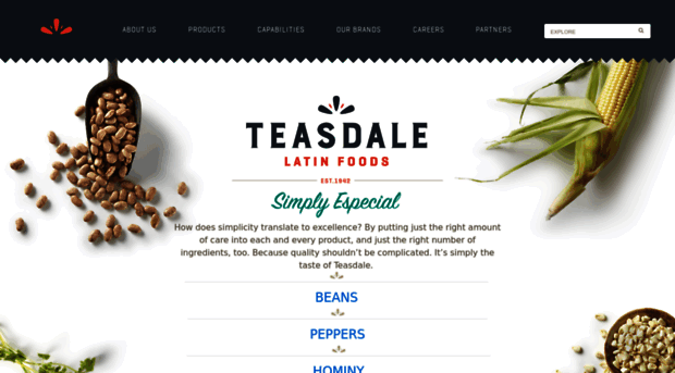 teasdalelatinfoods.com