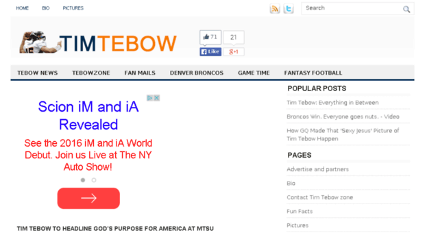 tebowzone.com