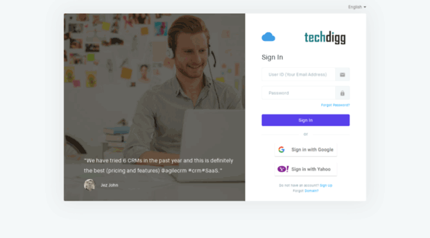 techdigg.agilecrm.com