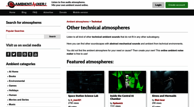 technical-other.ambient-mixer.com