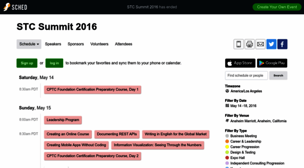 technicalcommunicationsummit2016.sched.org