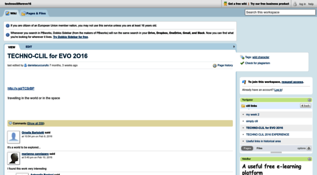 technoclilforevo16.pbworks.com