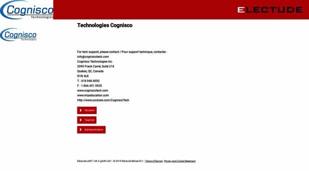 technologiescognisco.electude.com