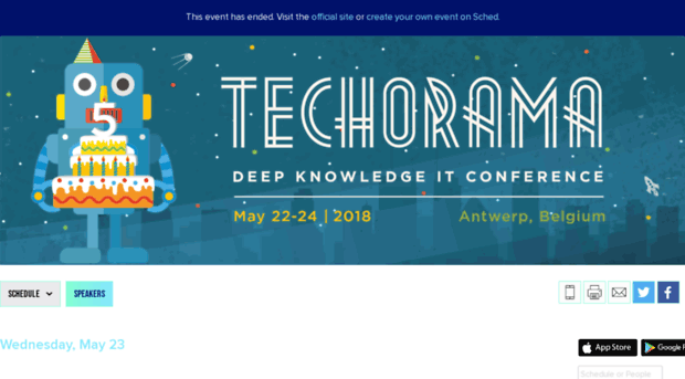 techoramabelgium2018.sched.com