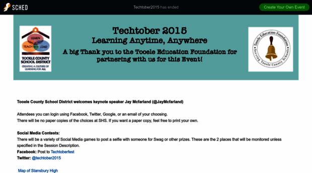 techtober2015.sched.org