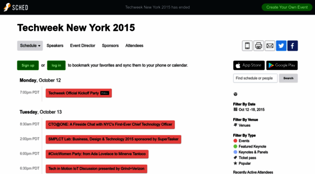 techweeknewyork2015.sched.org