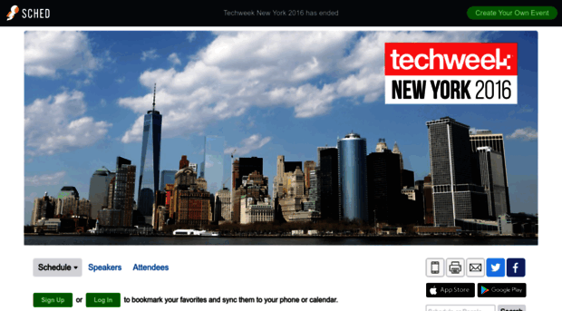 techweeknewyork2016.sched.org