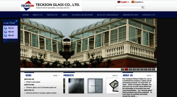 tecksonglass.com