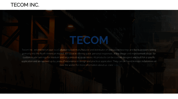 tecombearings.com