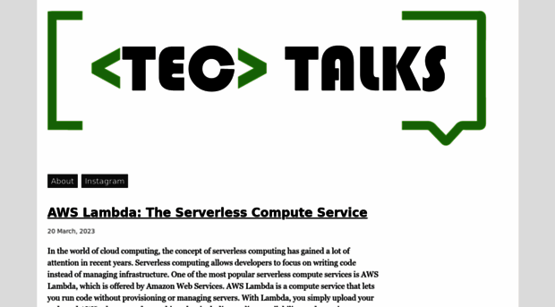 tectalks.com