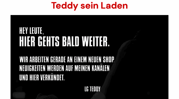 teddy-sein-laden.de