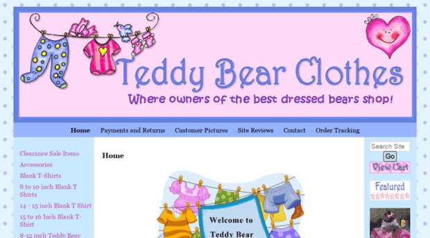 teddybearclothes.com