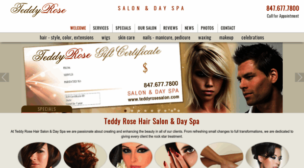 teddyrosesalon.com