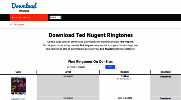 tednugent.download-ringtone.com