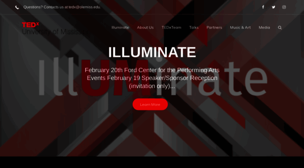tedxuniversityofmississippi.com
