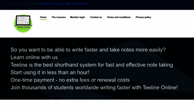 teelineshorthand.org