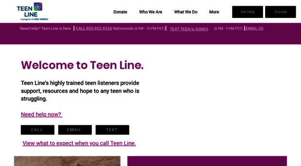 teenline.org