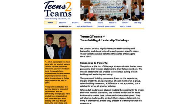 teens2teams.com