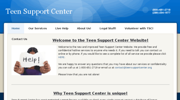 teensupportcenter.org