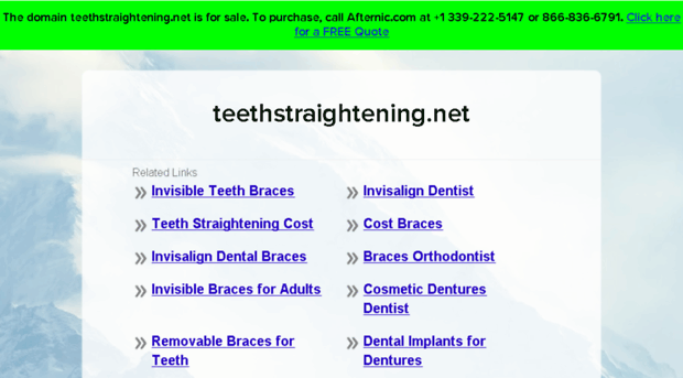 teethstraightening.net