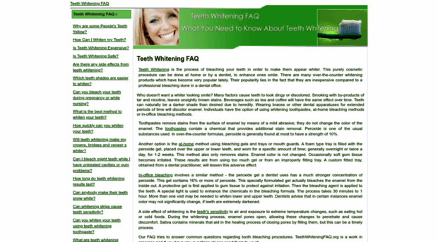 teethwhiteningfaq.org