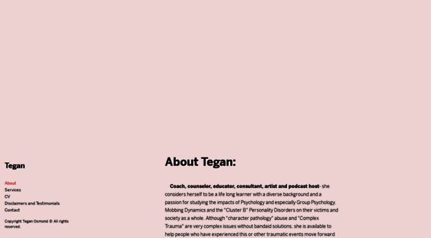 teganosmond.com