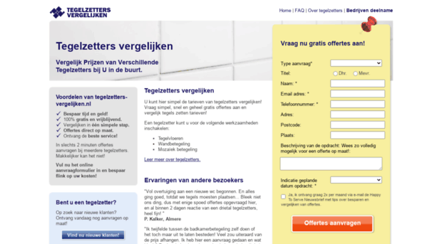 tegelzetters-vergelijken.nl