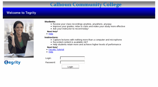 tegrity7.calhoun.edu