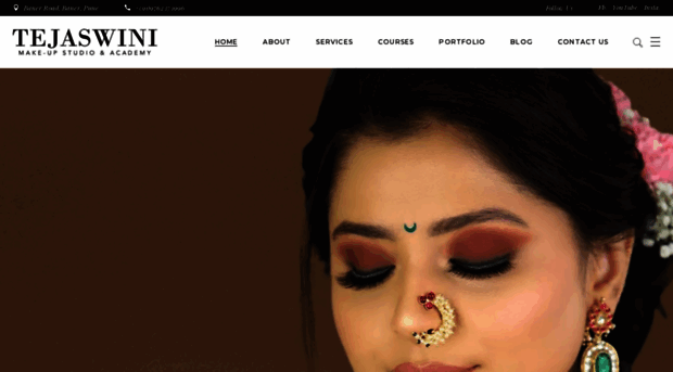 tejaswinimakeupartist.com