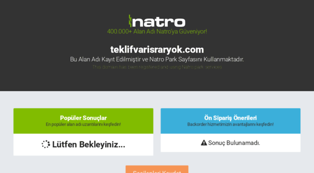 teklifvarisraryok.com