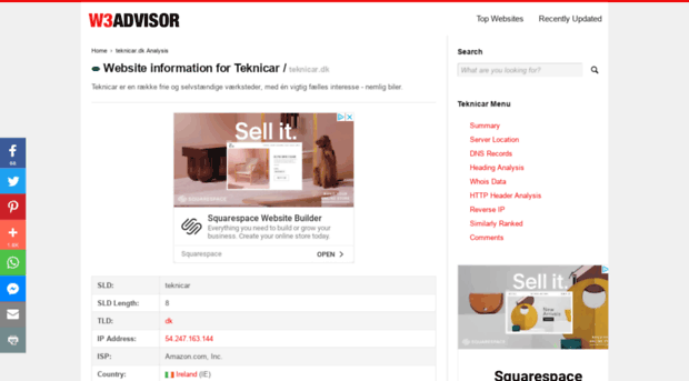 teknicar.dk.w3lookup.net