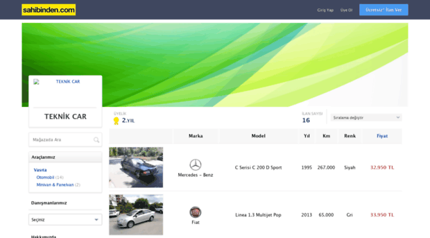 teknikcars.sahibinden.com