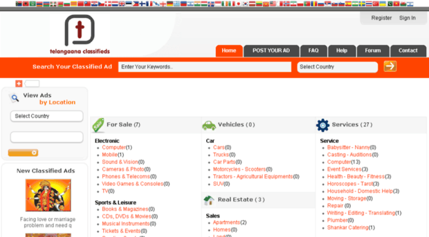 telangaanaclassifieds.com