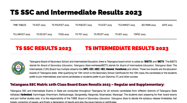 telangana.allresultsnic.in