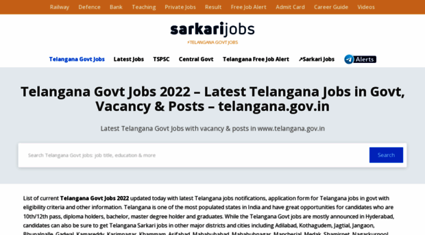 telangana.sarkarijobs.com