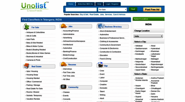 telangana.unolist.in