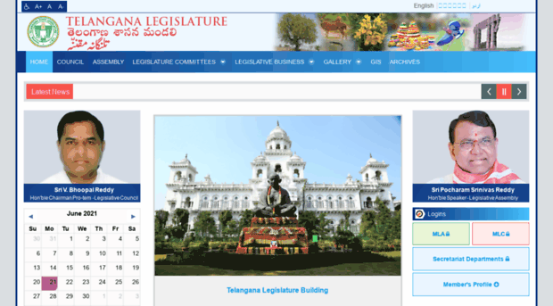 telanganalegislature.org.in